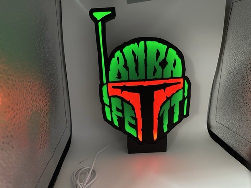 Boba fett illuminated - illuminated, display