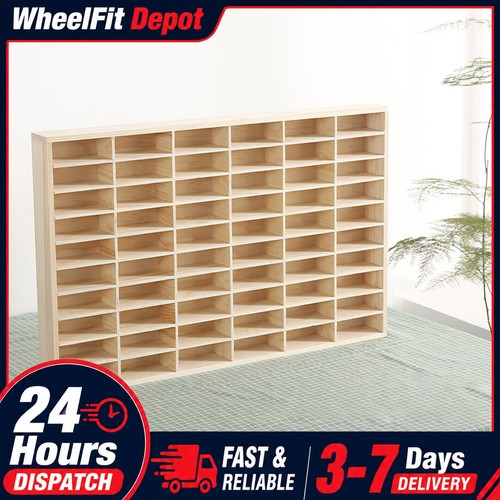 Grids wooden display case - 60,