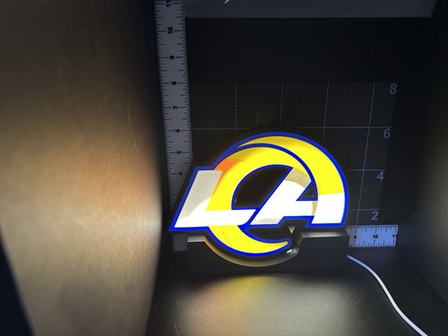 Rams illuminated display - rams,