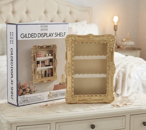 Gilded display shelf five - display,